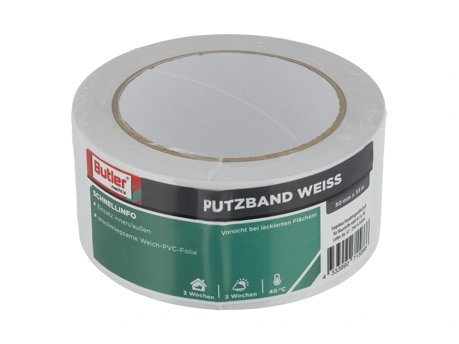Putzband 48 mm weiß – sauber abkleben & schützen Putzband 48 mm weiß – sauber abkleben & schützen