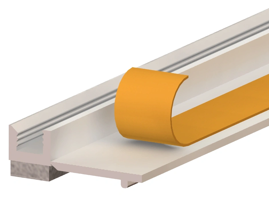 BUTLER PRO Anputzleiste Hart-PVC f. 6 mm 2600 mm | Web - Friedrich BUTLER PRO Anputzleiste Hart-PVC f. 6 mm 2600 mm | Web - Friedrich