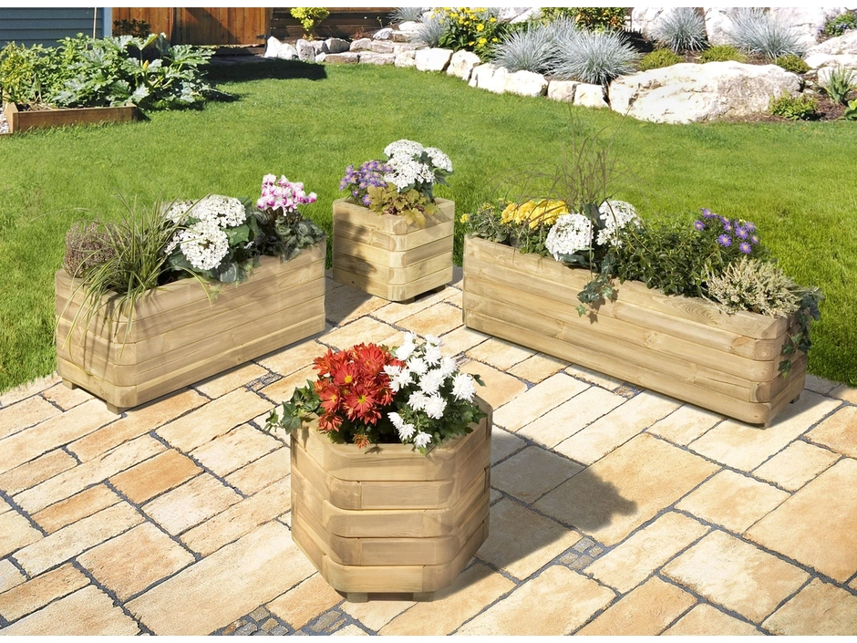 Mr.GARDENER Blumenkasten Toscana KDI 400x400x350 m | Raiffeisen Baustoffe