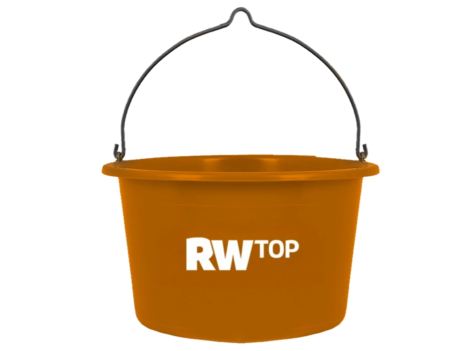 RW Top Baueimer kranbar orange 12l | Raiffeisen Baustoffe