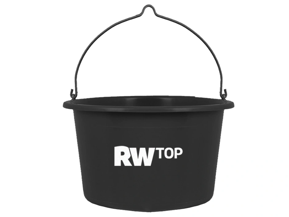 RW Top Mörteleimer schwarz 12l | Raiffeisen Baustoffe